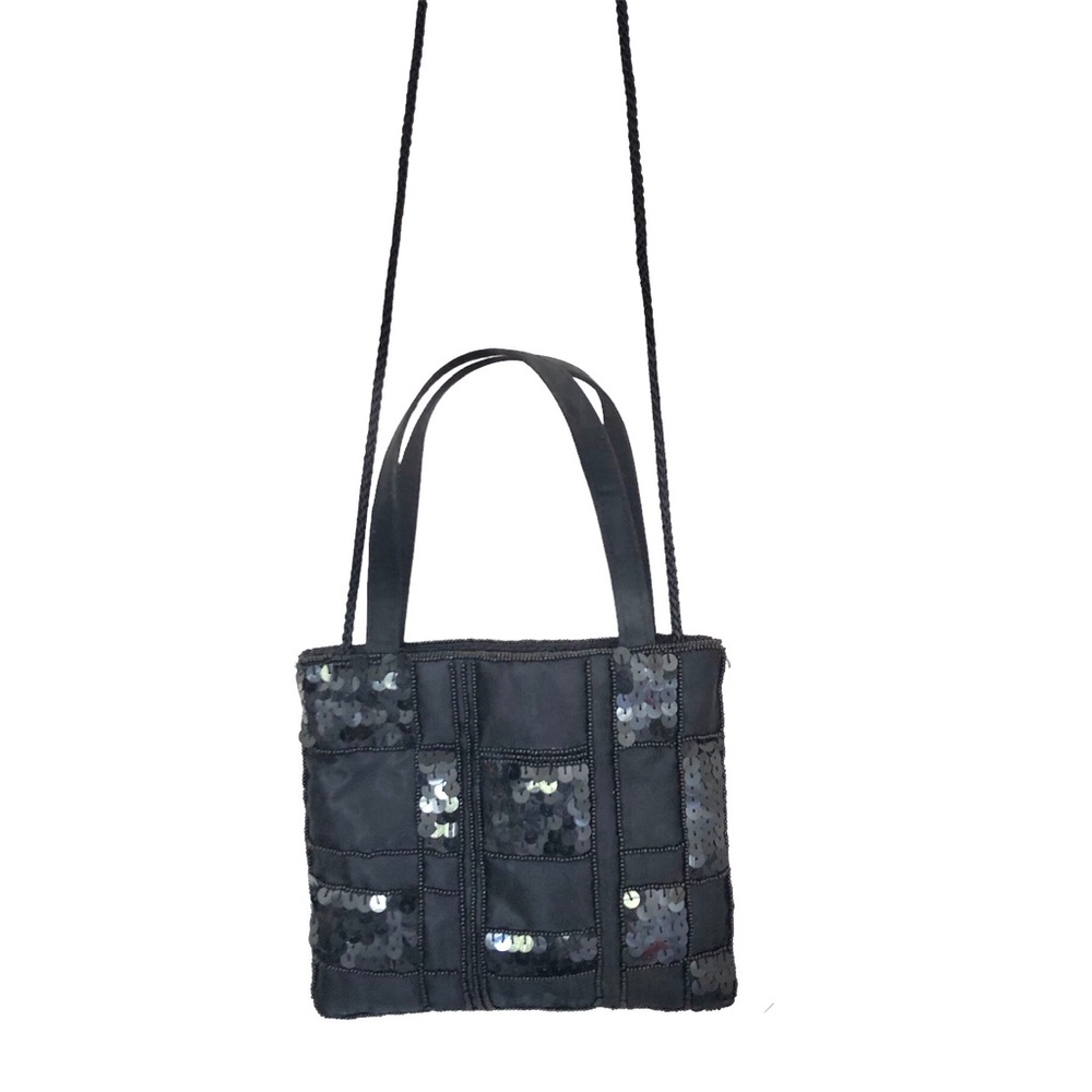 La Regale Vintage Crossbody Black Small Handbag